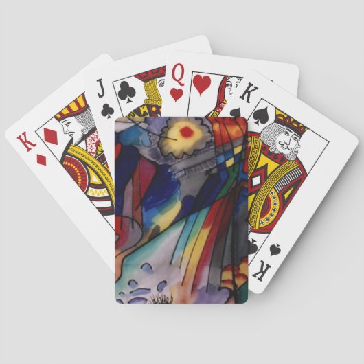 Jeu De Cartes Kandinsky 1913 Peinture Abstraite (dos)