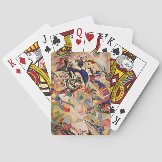 Jeu De Cartes Kandinsky Composition Peinture Abstraite (dos)