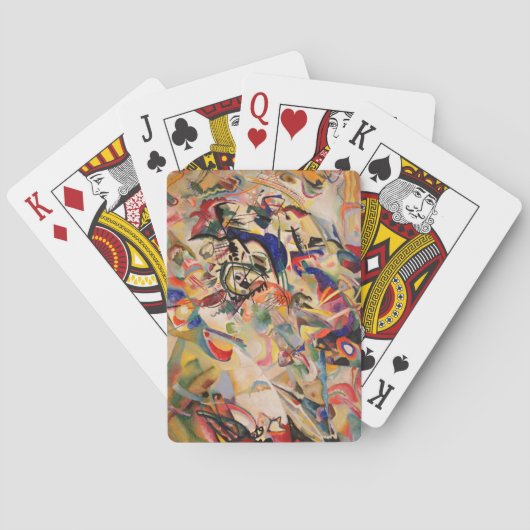 Jeu De Cartes Kandinsky Moderne peinture Abstraite (dos)