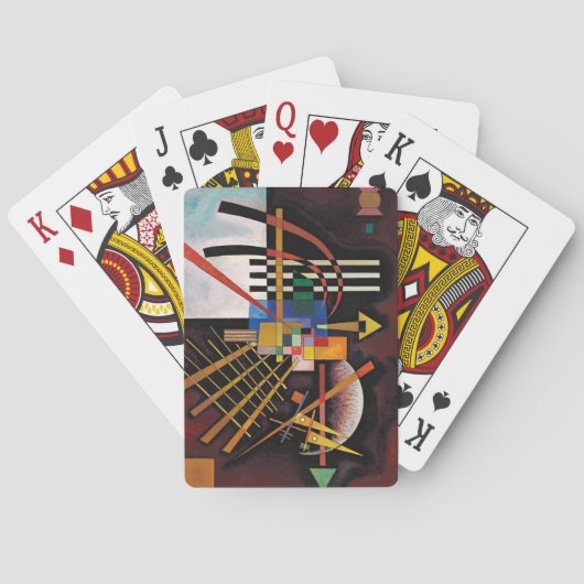 Jeu De Cartes Kandinsky peinture Abstraite oeuvre classique (dos)