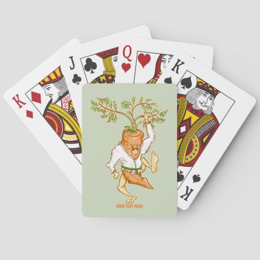 Jeu De Cartes Karate carrot arts martiaux (dos)