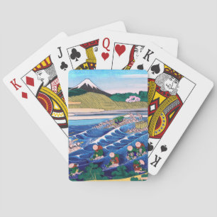 Jeu De Cartes Katsushika Hokusai - Fuji from Kanaya on Tokaido