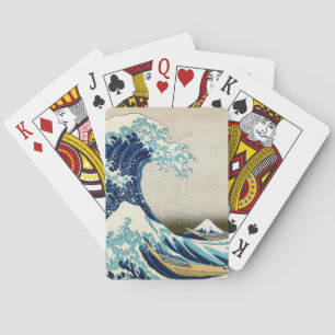 Jeu De Cartes Katsushika Hokusai - La Grande vague au large de K