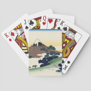 Jeu De Cartes Katsushika Hokusai.  Le col d'Inume dans la provin