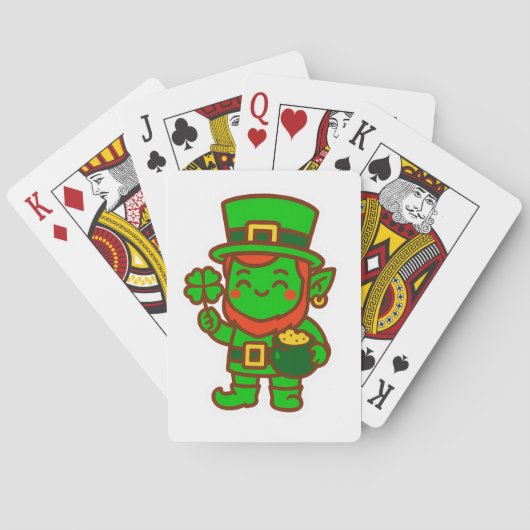 Jeu De Cartes Kawaii Lucky Leprechaun (dos)
