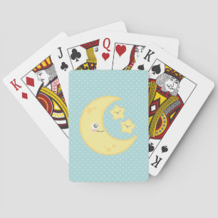 Jeu De Cartes Kawaii Moon et Stars Jouer des cartes