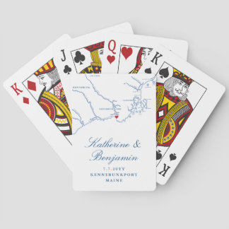 Jeu De Cartes Kennebunkport Maine Destination Mariage Faveur