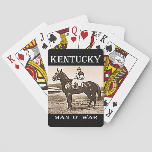 Jeu De Cartes Kentucky Man O' War (dos)