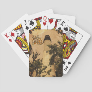 Jeu De Cartes Key West Lighthouse photo Vintage