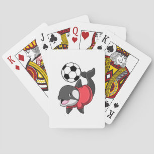 Jeu De Cartes Killerwhale comme joueur de football avec Soccer