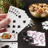 Jeu De Cartes Kimono japonais Sakura noir et blanc (In Situ)