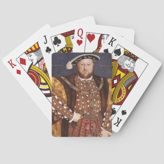 Jeu De Cartes King Henri VIII (dos)