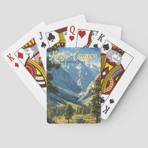 Jeu De Cartes Kings Canyon National Park Illustration Art de voy