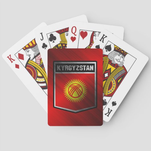 Jeu De Cartes Kirghizistan (dos)