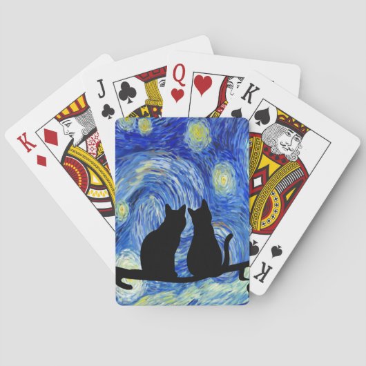 Jeu De Cartes Kitties la nuit (dos)
