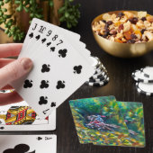 JEU DE CARTES KNIGHT LANCELOT, CHEVAL EN FORÊT VERTE (In Situ)