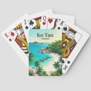 Jeu De Cartes Ko Tao Thaïlande