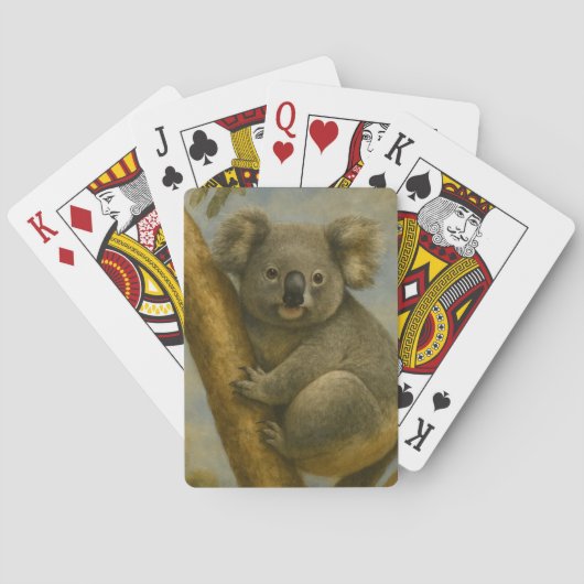 Jeu De Cartes Koala à la lumière calme (dos)