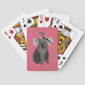 JEU DE CARTES KOALA ET OISEAU LILAS