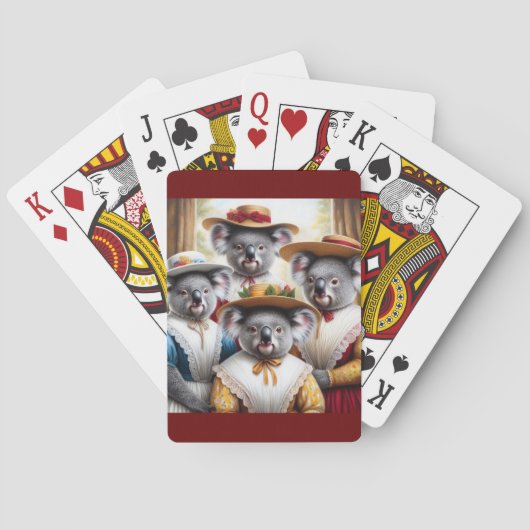 Jeu De Cartes Koala Little Femmes (dos)