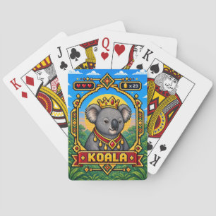 Jeu De Cartes Koala Rétro Pixel Art 8-Bit
