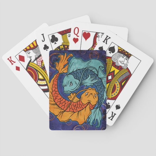 Jeu De Cartes Koi Fish (dos)