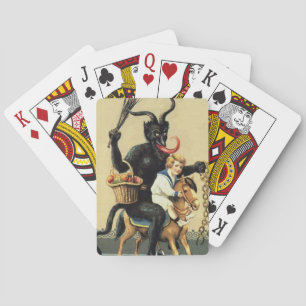 Jeu De Cartes Krampus Cheval Rocse Noël Noël Noël Noël Noël Noël