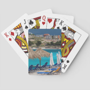 Jeu De Cartes Ksamil, le front de mer de la ville