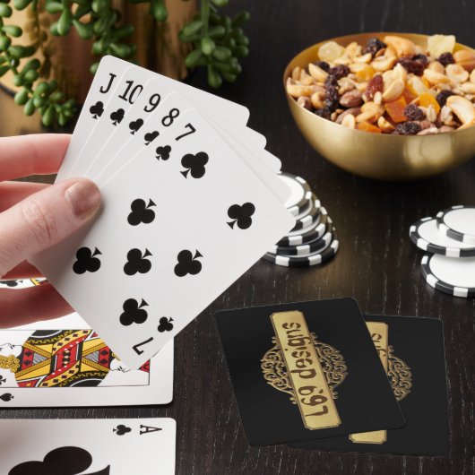 JEU DE CARTES L69 CONÇOIT UNE BANNIÈRE D'OR (In Situ)