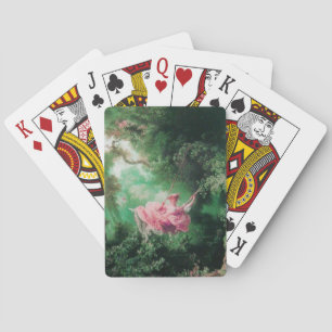 Jeu De Cartes LA BALANÇOIRE ,vert rose