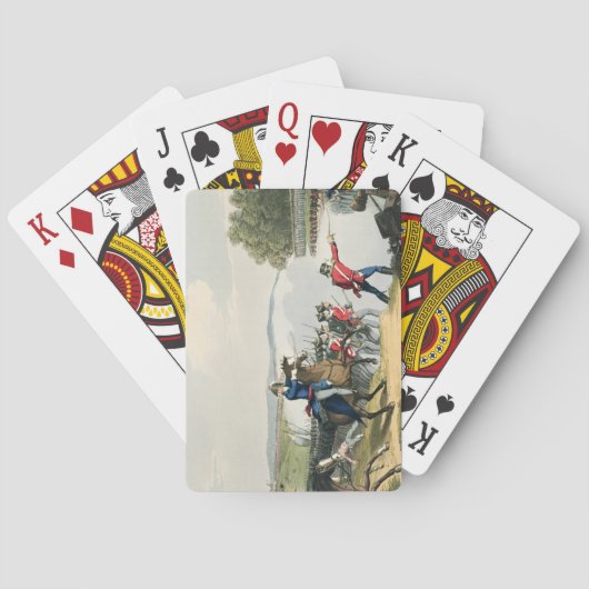 Jeu De Cartes La bataille de waterloo a décidé par le duc du (dos)