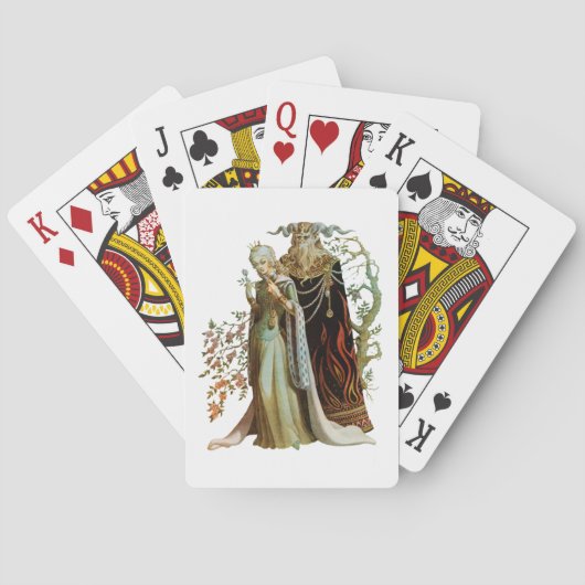 Jeu De Cartes La beauté et les cartes de jeu de la bête (dos)