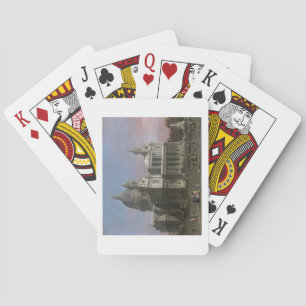 Jeu De Cartes La cathédrale de St Paul, 1754 (huile sur la