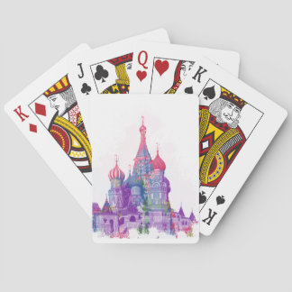 Jeu De Cartes La cathédrale Moscou de Basil de saint