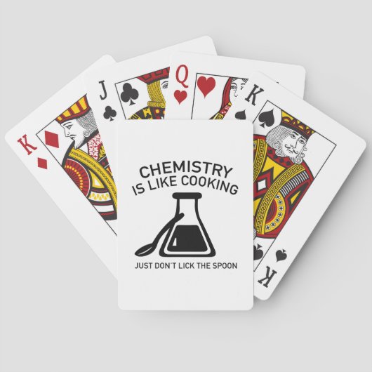 Jeu De Cartes La chimie est comme la Cuisine (dos)