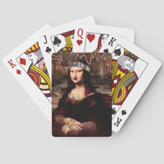 Jeu De Cartes La Chola Mona Lisa Mexicaine (dos)