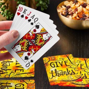 Jeu De Cartes La Chouette Mignonne Donne Merci Orange Autumn Ins