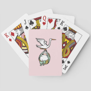 Jeu De Cartes La cigogne porte une petite fille