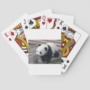 Jeu De Cartes la coutume d'ours d'ours panda personnalisent des