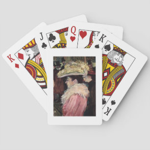 Jeu De Cartes La Danse de la Rouge : détail d'un élégant