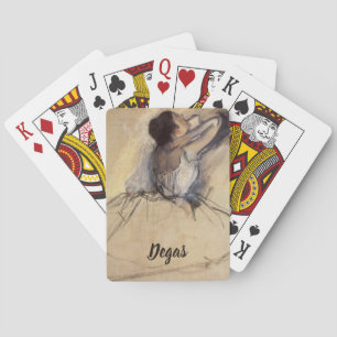 Jeu De Cartes La Danseuse d'Edgar Degas, Art Vintage de Ballerin