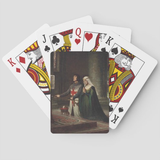 Jeu De Cartes La Dédication (Chevalier et Sa Dame) (dos)