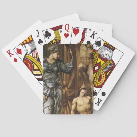 Jeu De Cartes La déesse tourne la roue de la fortune (Burne-Jone (dos)