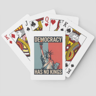 Jeu De Cartes La démocratie n'a pas de rois Statut de liberté am