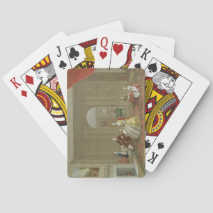 Jeu De Cartes La famille John Bacon, vers 1742-43 (huile sur toi