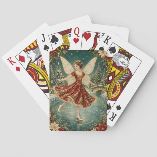 Jeu De Cartes La Fée de Glace de Noël (dos)