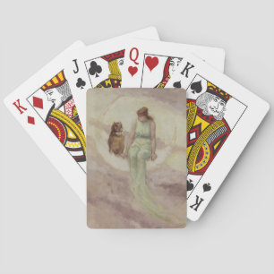 Jeu De Cartes La fille de la sorcière joue aux cartes