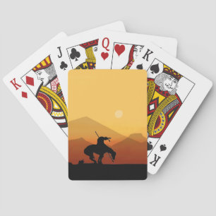 Jeu De Cartes La fin du sentier Silhouette Playing Cards