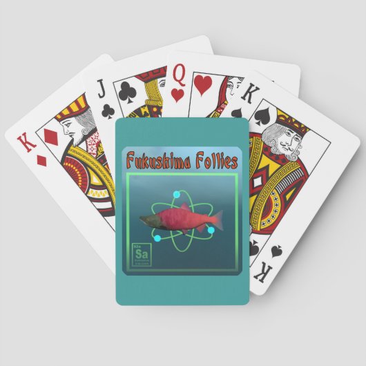 Jeu De Cartes La folie de Fukushima (dos)