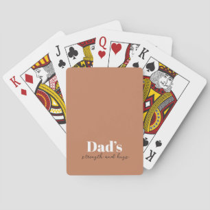 Jeu De Cartes La force et les câlins de papa - Cadeau de Fête de